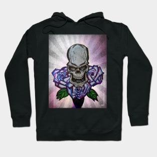 Skull flowers Hoodie